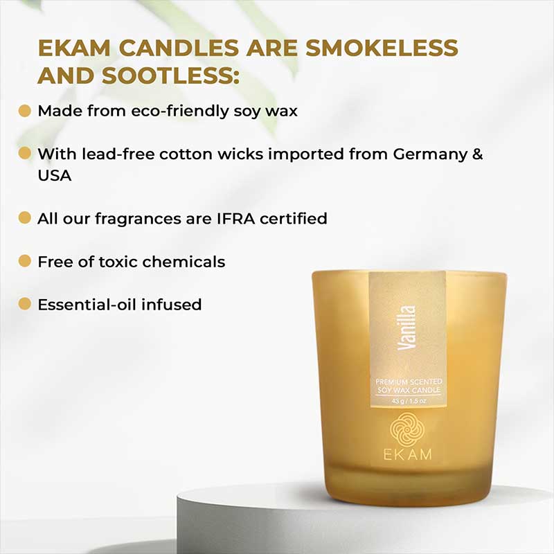 Vanilla Shot Glass Scented Candle - Image 6