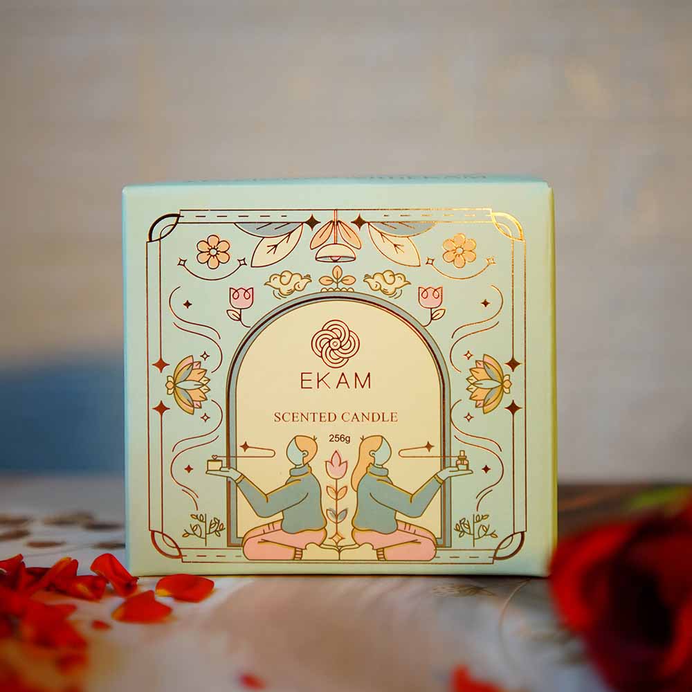 Rose 3 Wick Scented Candle - Image 12