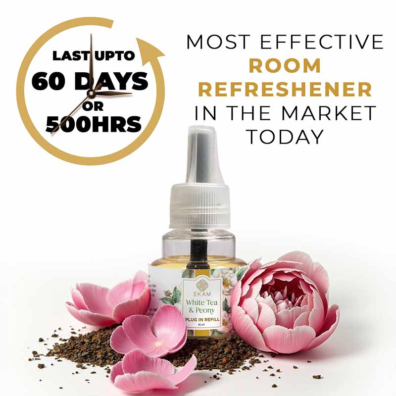 White Tea & Peony Plug In Air Freshener Refill| 45ml - Image 2