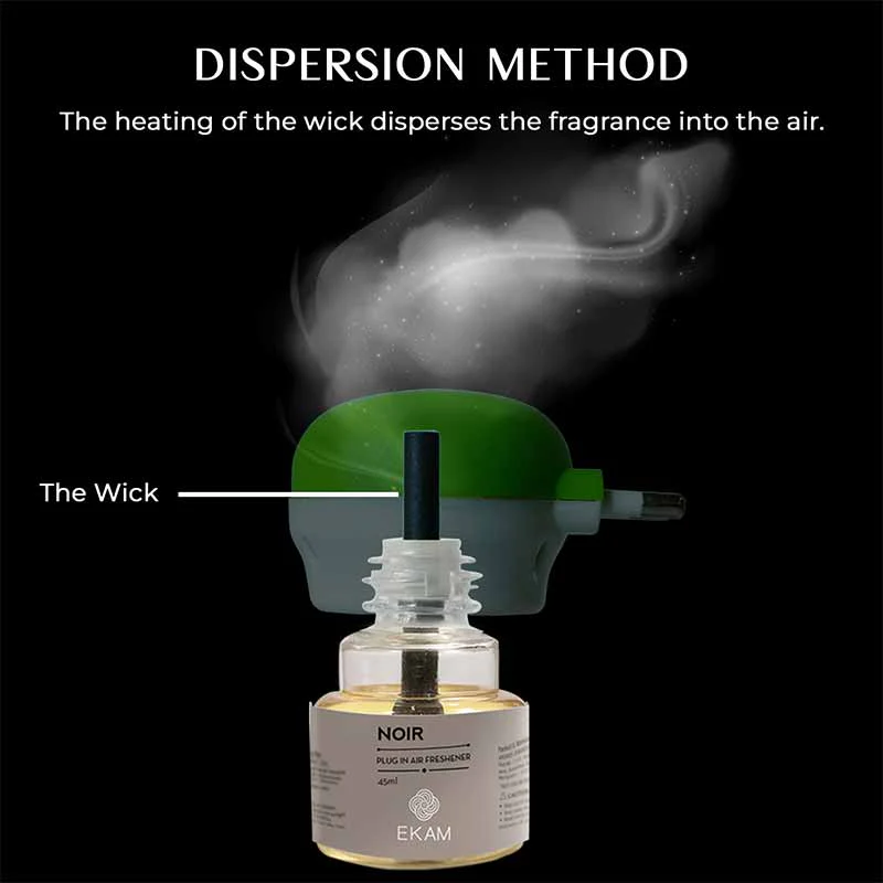 Woody Scented Plugin Air Freshener Refill Pack of 3| 45ml Each - Image 7
