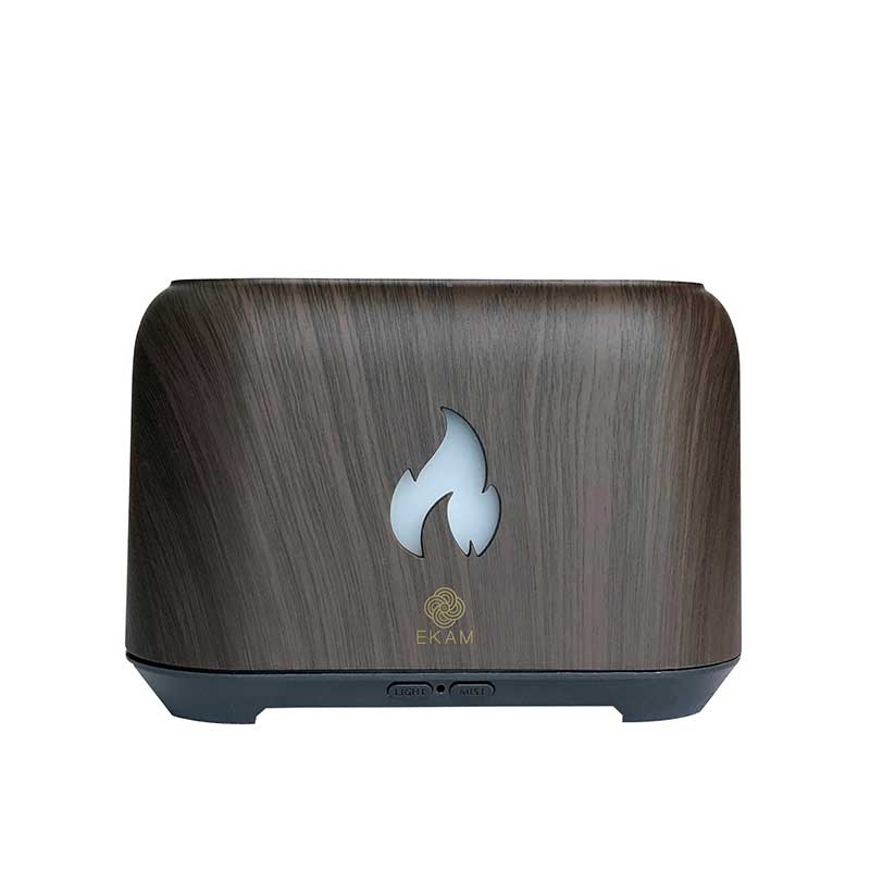 YX 1807 Dark Wood Flame Aroma Diffuser - Image 7