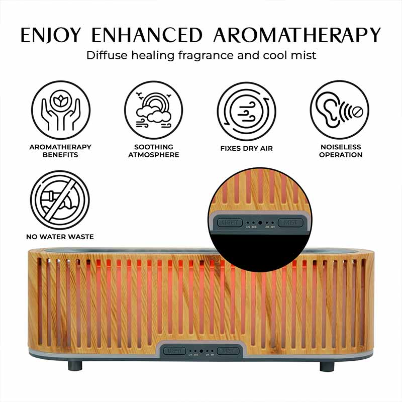 YX1623-Lightwood Flame Aroma Diffuser - Image 3