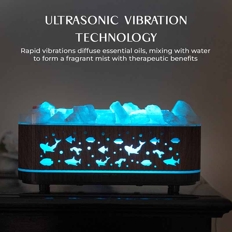 YX2221Y-Stone-Black Flame Aroma Diffuser - Image 8
