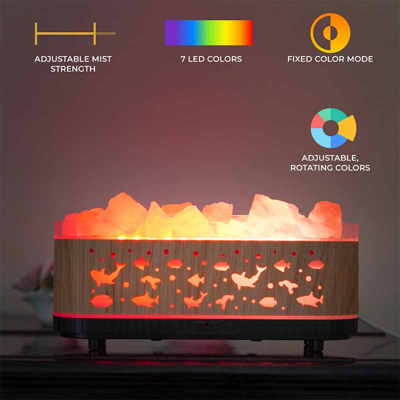 YX2221Y-Stone-Lightwood Flame Aroma Diffuser - Image 6