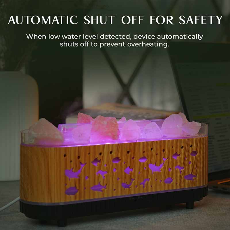 YX2221Y-Stone-Lightwood Flame Aroma Diffuser - Image 7