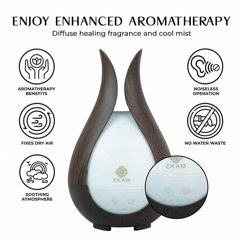 YX263-Dark Wood Aroma Diffuser - Image 3